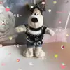 Perro de Peluche Muñeca Calmante Colgante para Coche Máquina de Garra Juguete Súper Genial Lindo Venta al por Mayor Almohadilla de Hombro de Seguridad