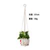 Fábrica atacado mão-tecido vaso de flores net bolso jardinagem criativa planta pendurada cesta transfronteiriça mão-tecida corda de algodão pendurado cesta