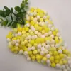 Pompones de Color Degradado de Alta Elasticidad, Bolas de Felpa de Tamaños Mixtos para Manualidades de Bricolaje para Niños, Educación Temprana, Personalizable por el Fabricante