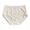 Bragas de Mujer Estilo Sal Marina Floral Simples y Lindas, Alta Elasticidad, Entrepierna Extendida, Cintura Alta, Cómodos Briefs Talla Grande 140kg
