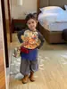 Otoño 2026 Ropa Nueva para Niños Estilo Coreano Ropa para Niños Niñas Dibujos Animados Manga Raglán Camiseta Corta Camiseta de Moda