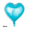Em estoque 18 polegadas estrela de cinco pontas balão de alumínio amor balão quadrado redondo festa casamento aniversário balão