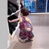 Roupas Infantis Calças para Meninas Fofo Rabo de PomPom Macacão Xadrez Romper 2026 Novo Modelo Fábrica de Roupas Infantis