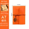Cuaderno de Hojas Sueltas Estudiante Papel Kraft Libreta de Mano Bloc de Notas Simple Diario DIY Cuaderno de Viaje Antiguo