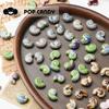 Padrão de cerâmica vintage concha acessórios feitos à mão DIY colar de contas pulseira material corda fio mudança de forno