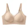 Sujetador talla 46 talla grande para mujeres con busto grande, delgado, sin varillas, copa fija, push-up sujetador push-up 90kg