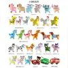 Novo Animal de Desenho Animado com Rodas Caminhando Balão de Filme de Alumínio Cenário para Montagem Brinquedos Infláveis Infantis Produtos de Barraca de Celebridade da Internet