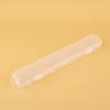 Caixa de Armazenamento de Pincéis de Pintura de Uso Especial para Atacado do Fabricante, Caixa de Plástico Retangular Transparente Estendida para Pincéis de Gouache de Estudante de Arte, Porta-Pincéis