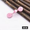 Hebilla de placa hecha a mano con botón, con cuentas de jade, de una sola rueda, para cheongsam, traje Tang, hebilla clásica retro, hebilla de tela étnica, accesorios de ropa