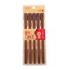 Palillos de madera de sándalo rojo, palillos de madera súper chinos para el hogar, a prueba de moho, antideslizantes, para hotel, traje de madera familiar, 10 pares de palillos al por mayor