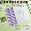 Carpeta degradada con insertos transparentes, álbum de documentos, carpeta para exámenes, especial para estudiantes de primaria, para coleccionar y organizar certificados para la escuela secundaria