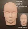 Cabeça de Treino para Enxerto e Plantio de Cílios Modelo para Beleza de Cílios Iniciante Modelo de Cabeça para Treinamento de Beleza Modelo para Prática de Maquiagem Silicone