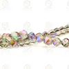 4/6/8mm Cristal K9 de Alto Grado Cuentas Facetadas Retorcidas Brillantes Cuentas de Cristal Cuentas de Vidrio Accesorios para Joyería Venta al por Mayor