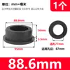 Rolha de Borracha com Furo Redondo Passa-fio em T Manga de Proteção para Entrada/Saída de Cabos Tampa de Furo Redondo Oco de Silicone Macio para Caixa Elétrica