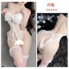 Sexy lingerie meias-calças renda arquivo aberto macacão perspectiva terno oco uniforme tentação tentação para evitar tirar 5383