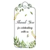 Etiquetas para bodas transfronterizas, etiquetas de papel kraft, colgantes de decoración de bodas estilo europeo vintage, tarjetas de agradecimiento, invitaciones de fiesta