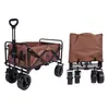 Carro de Camping para Exteriores, Carro de Camping Plegable Portátil con Ruedas Universales, Carro de Metal para Montar Puestos y Acampar, Exclusivamente para Uso Transfronterizo