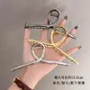 Pinza para el pelo de metal cm volumen pequeño del pelo horquilla para pelo corto medio tocado de alta gama pinza para el pelo de la parte posterior de la cabeza
