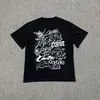 Camiseta Corteiz Serie Alcatraz 230g Manga Corta Estampado de Logo de Letra Moda Trendy de Manga Corta para Hombre y Mujer