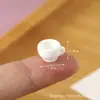 Resina para Atacado DIY Cor Sólida Xícara de Chá Pingente de Chave Criativo Casa de Brincar Paisagismo Mini Acessórios Atacado