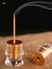 Tubo de Incenso Plástico Amostra Tubo de Incenso Palitos de Incenso Sândalo Agarwood Balde de Incenso Suporte de Incenso Acrílico Doméstico Tubo de Incenso com Suporte para Armazenar Incenso
