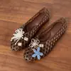 Charms de zapato de cristal, sandalias de gelatina de verano, flores artificiales de alta gama, flores de cuentas de moda, hebillas decorativas para zuecos estilo coreano