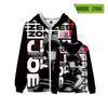 Suministro Transfronterizo de Sudaderas Casuales con Estampado Digital Temático de Juego Nuevo y Cero Patrones para Hombre y Mujer, con Diseño de Cárdigan con Cremallera
