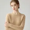 Otoño 2026 Nuevo Suéter de Punto para Mujer Cuello Redondo Tejido de Trenza Prenda Premium para Mujer Capa Base Engrosada