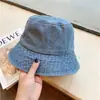 Sombrero de Pescador de Mezclilla para Hombres y Mujeres, Estilo Coreano y Japonés para Principios de Primavera y Otoño, Sombrero de Tela Artística para el Sol, Sombrero de Pescador con Protección Solar, Estilo Artístico
