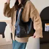 Bolsa Tote Casual para o Dia a Dia 2023 Outono Nova Moda Feminina Bolsa de Mão Bolsa de Ombro Bolsa de Mão Simples Bolsa Feminina