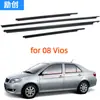 Adequado para Faixas de Vedação de Carro Vios 2008-2013, Faixas Adesivas Bloqueadoras de Água para Vidro de Janela de Carro, Compatível com Vios