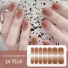 Pegatinas para Manicura de Gel sin Lámpara de 14 Dedos Popular Transfronterizo Temu Pegatinas para Uñas Duraderas Impermeables