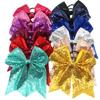 Joyería Infantil Europea y Americana Lentejuela Moño Tocado Goma para el Cabello Cuerda para el Cabello Comercio Exterior Escenario Porras Accesorios Elásticos para el Cabello
