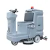 Fregadora de Piso de Empuje Manual, Máquina Industrial Comercial para Limpieza de Pisos, Fregadora de Piso Eléctrica Industrial para Montar para Propiedades, Fábricas y Talleres