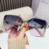 Gafas de Sol para Mujer de Moda con Montura Grande Cielo Estrellado Brillante Personalidad de Alta Gama Versátiles Gafas de Protección Solar Venta al por Mayor