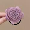 Medela Cor Flor Retrô Francesa Grampo de Cabelo Lateral Bico de Pato Acessório de Cabelo Feminino Rosa Venda Relâmpago