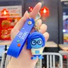 Nova chaveiro pingente de equipe do Serviço Secreto de desenho animado INSIDE OUT personalidade criativa borracha macia pequeno presente