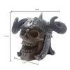 Decoraciones de Calavera y Cabeza de Fantasma Cornuda, Adornos de Halloween, Accesorios para Casa Embrujada de Discoteca, Juguetes de Bromas de Horror