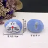 Broche de muñeca de peluche tridimensional de dibujos animados DIY algodón calcetines de Navidad para bebé sombrero accesorios de decoración para ropa