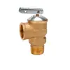 Válvula de Seguridad Sin Plomo Estándar Americano Válvula de Seguridad para Calentador de Agua Válvula de Seguridad de Alivio de Presión de Latón 150Psi