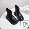 Botas para Niñas 2025 Nuevas Otoño e Invierno Botas para Niños Botas Cortas Impermeables para Bebé Botas de Cuero de Suela Blanda Botas de Princesa