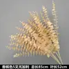 Folha de Dinheiro de Casamento Eucalipto Plástico Flor Artificial Flor de Folha Redonda Dourada Vermelha Arranjo Floral com Grama Buquê Decorativo para Sala de Estar