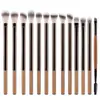 Set Profesional de Brochas de Maquillaje de Tubo de Aluminio para Polvos, Rubor y Corrector