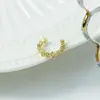 Clip de Oreja Avanzado para Mujer Estilo Frío Clip para Hueso de la Oreja Sin Agujeros en la Oreja Pendientes Súper Hada Mori Diseño Nicho Estrellas