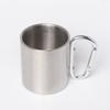 Cross-border aço inoxidável copo de vácuo de cor natural com alça de água Copo Caneca Café Copa home office Copa atacado