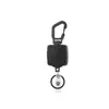 Mosquetão de chaveiro para montanhismo com corda de aço retrátil automática multifuncional para pesca Luya, fácil de puxar, anti-perda, anti-roubo, a pronta entrega