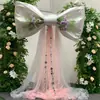 Mariposa Rosa Gigante de Gran Tamaño Decoración de Boda Diseño de Habitación de Boda Pared de Fondo Accesorios para Fotos de Fiesta de Cumpleaños