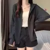 Ropa de Protección Solar para Mujer Verano Delgada 2025 Nueva Ropa de Protección Solar Transpirable y Contra Luz UV Chaqueta con Capucha Top