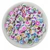 4*7MM cuentas acrílicas estrella luna amor cuentas sueltas pulsera de amistad con cuentas accesorios para joyería DIY transfronterizo