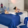 Manta de enfriamiento de verano del mismo modelo que la de Sam, seda de hielo al tacto fresco, individual/doble, para niños, Clase A, adecuada para madres y bebés, lavable a máquina, para dormitorios de estudiantes